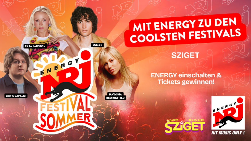 ENERGY FESTIVALSOMMER 2026: Sziget Festival